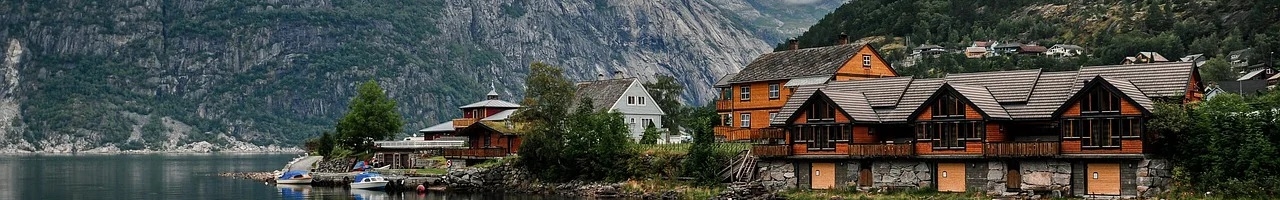 Maisons en bord de lac